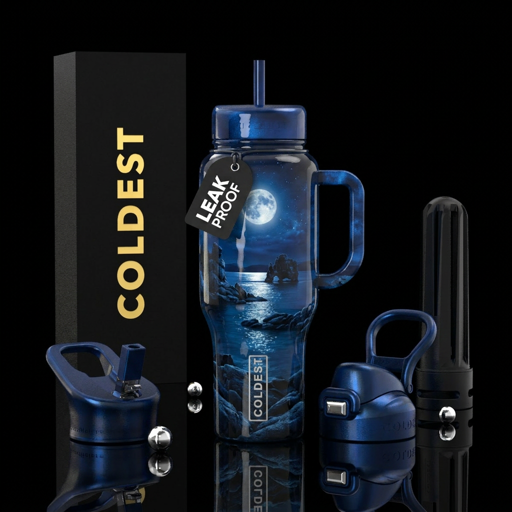 Nature water bottle design