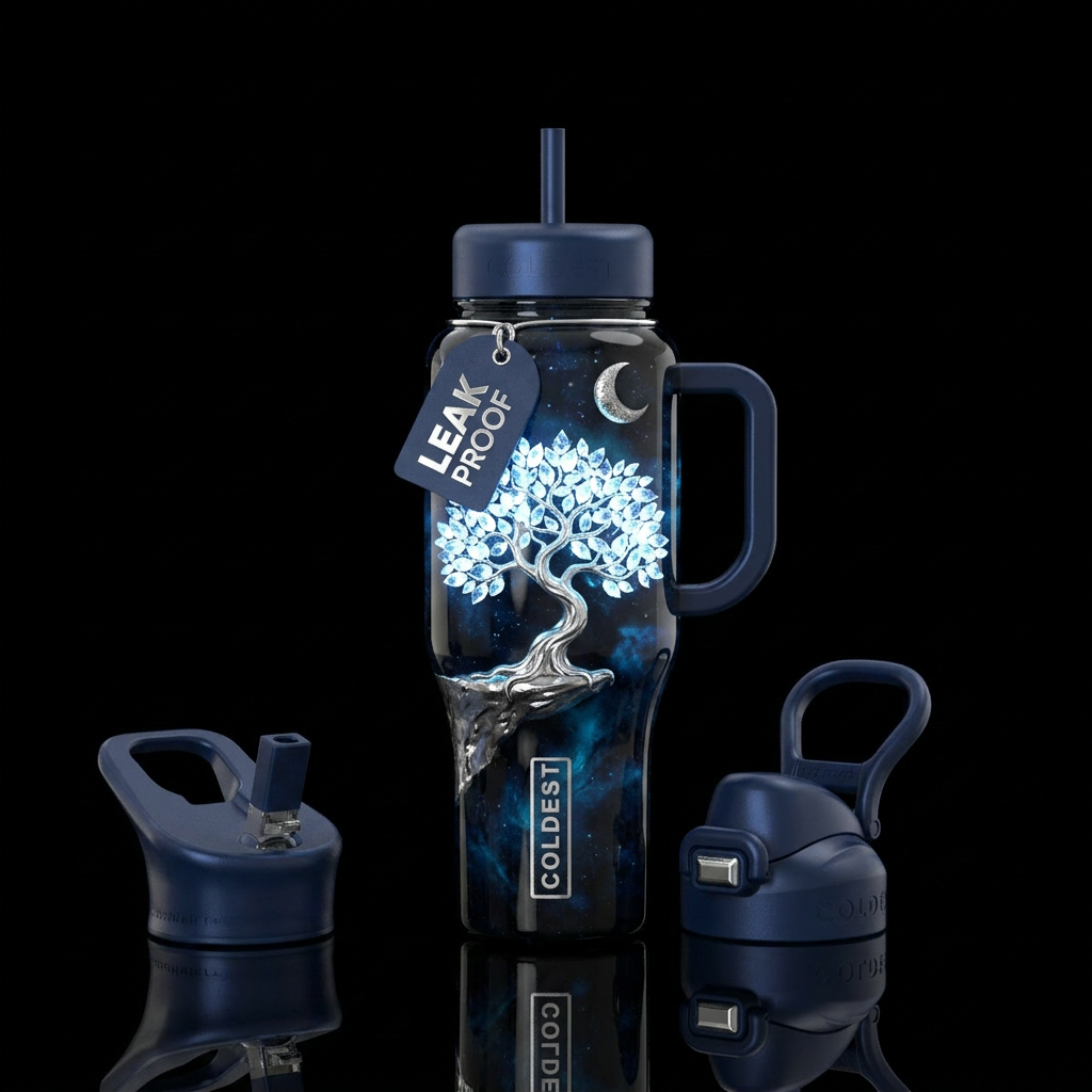 Nature water bottle design