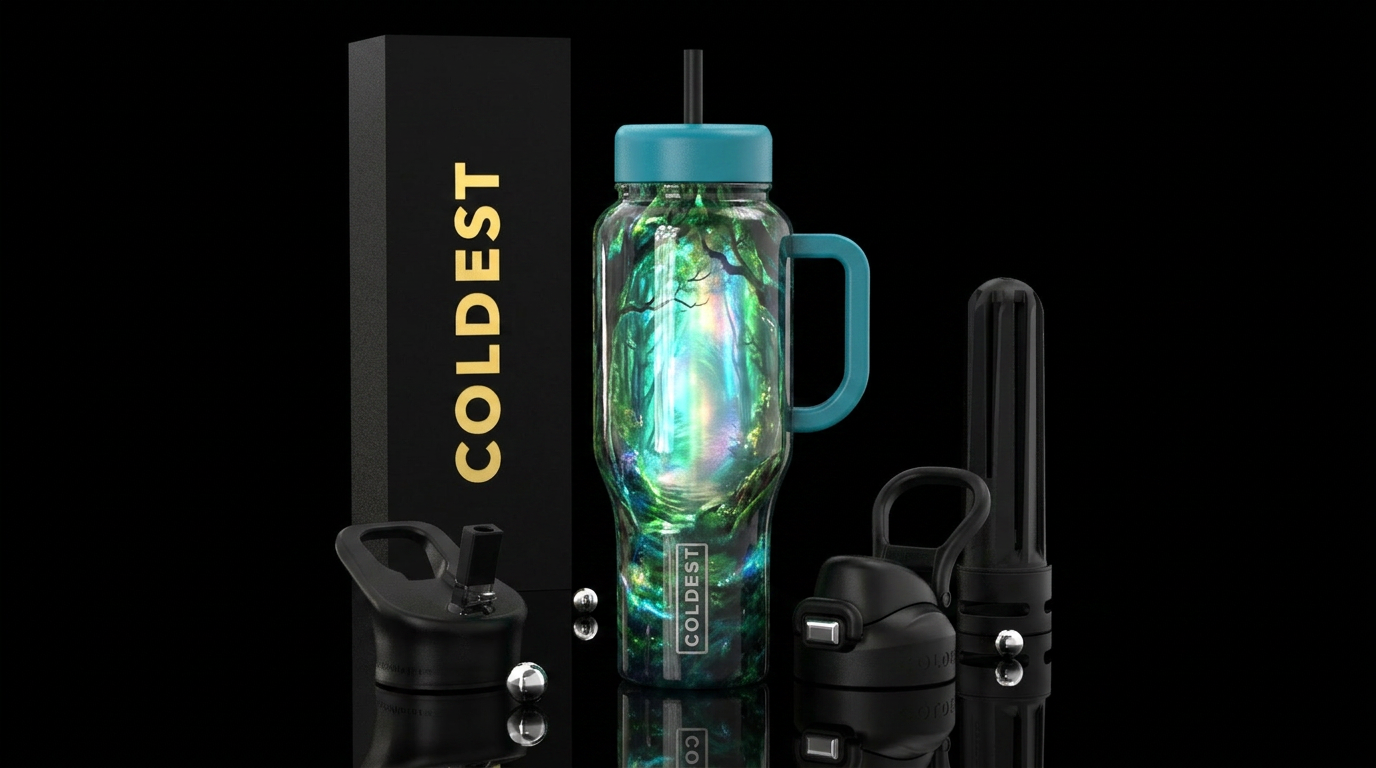 Fantasy water bottle design