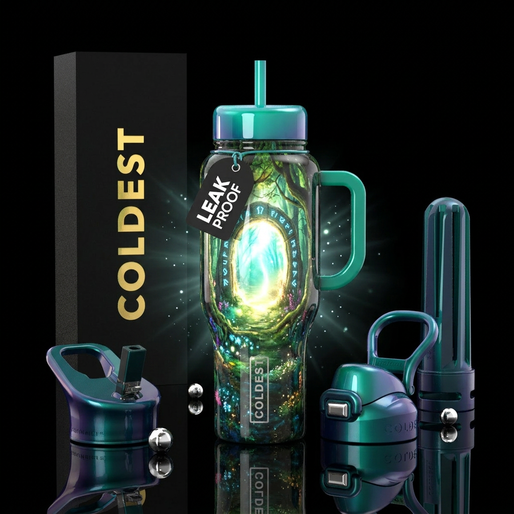 Fantasy water bottle design