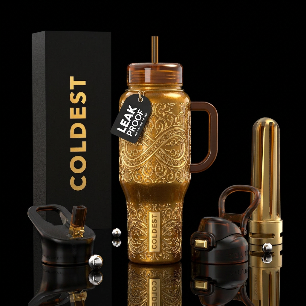 Art water bottle design