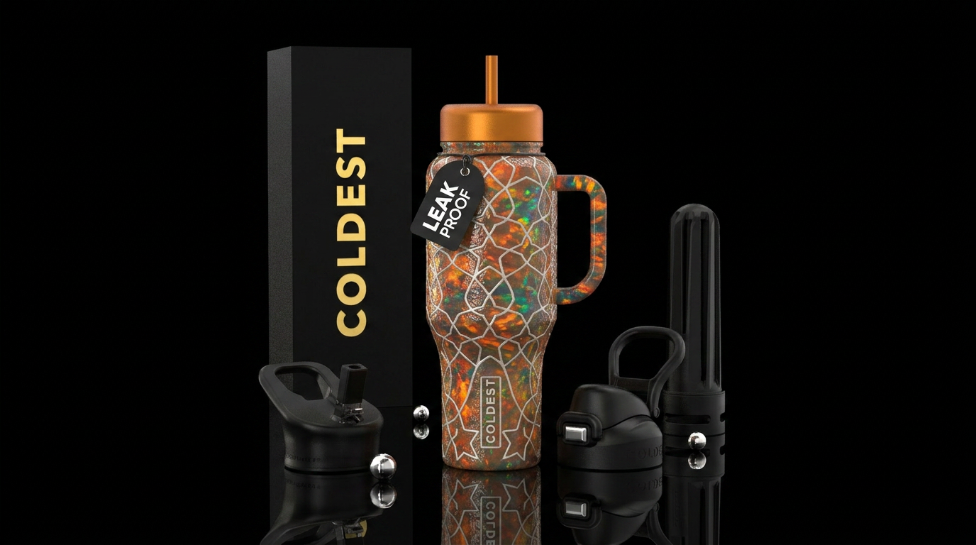 Art water bottle design