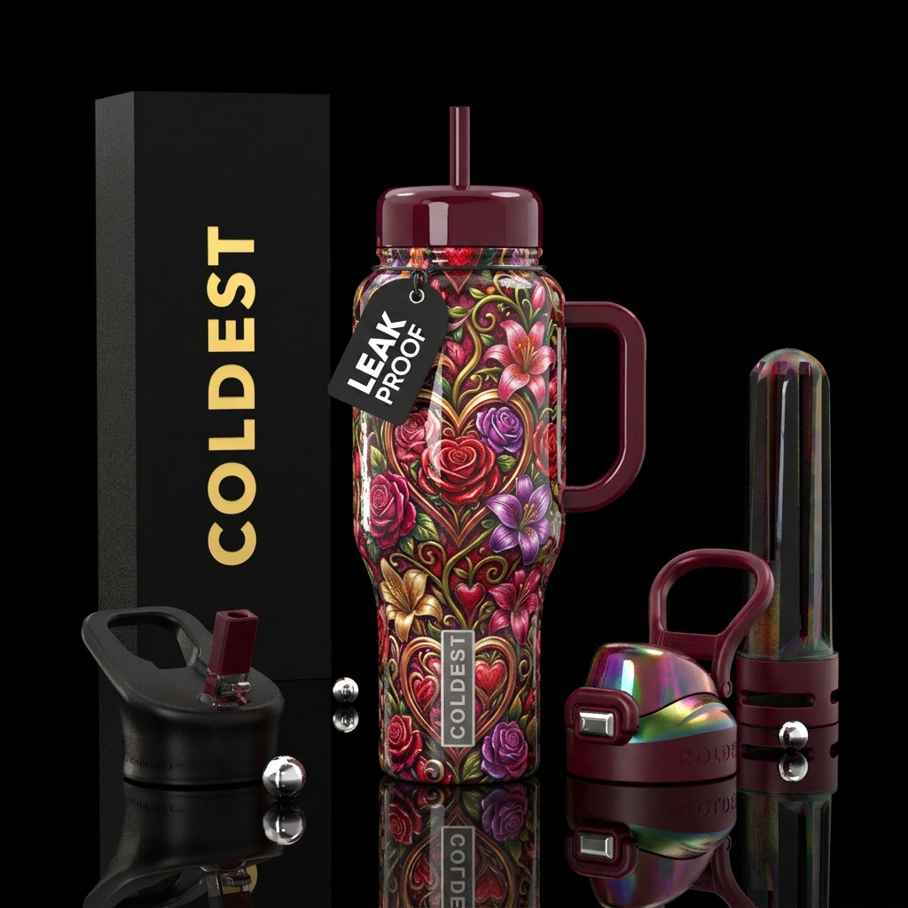 Art water bottle design
