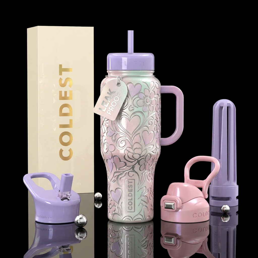 Art water bottle design