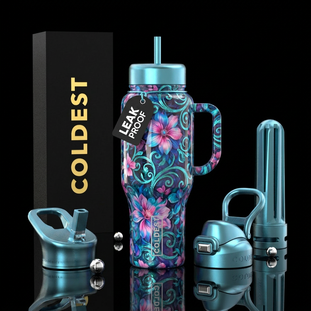 Art water bottle design