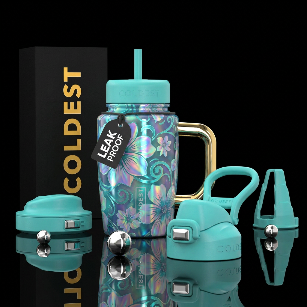 Art water bottle design
