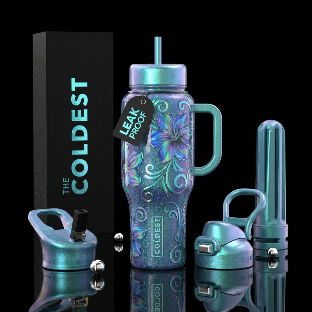 Art water bottle design