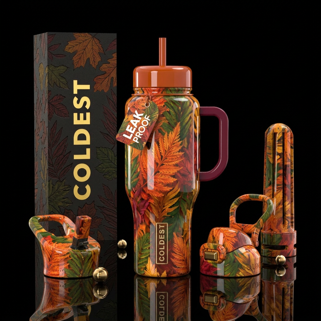Fall water bottle design
