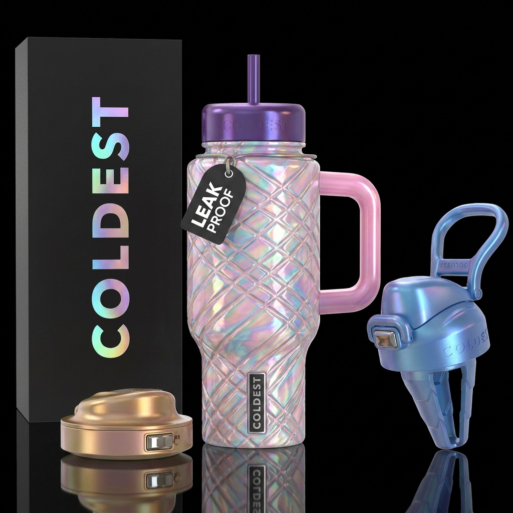 Art water bottle design