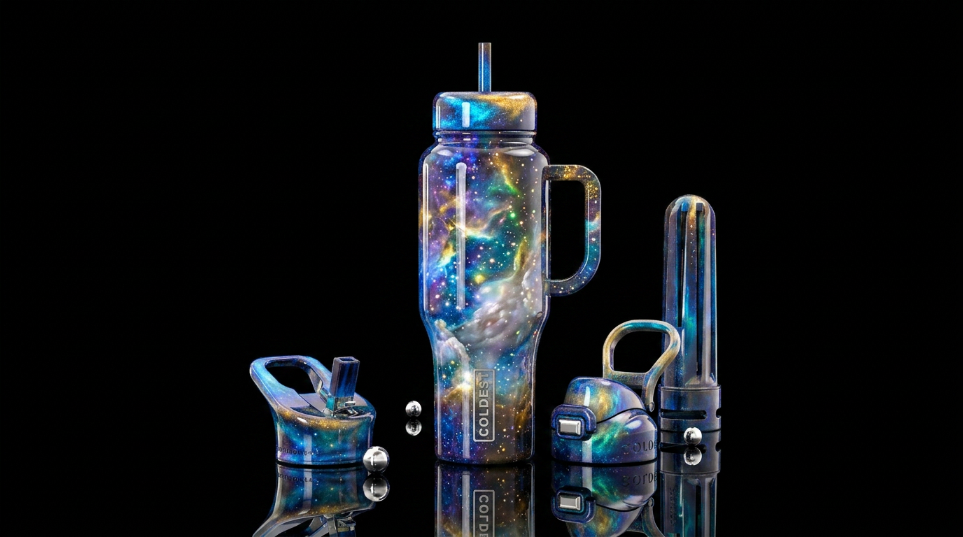 Art water bottle design