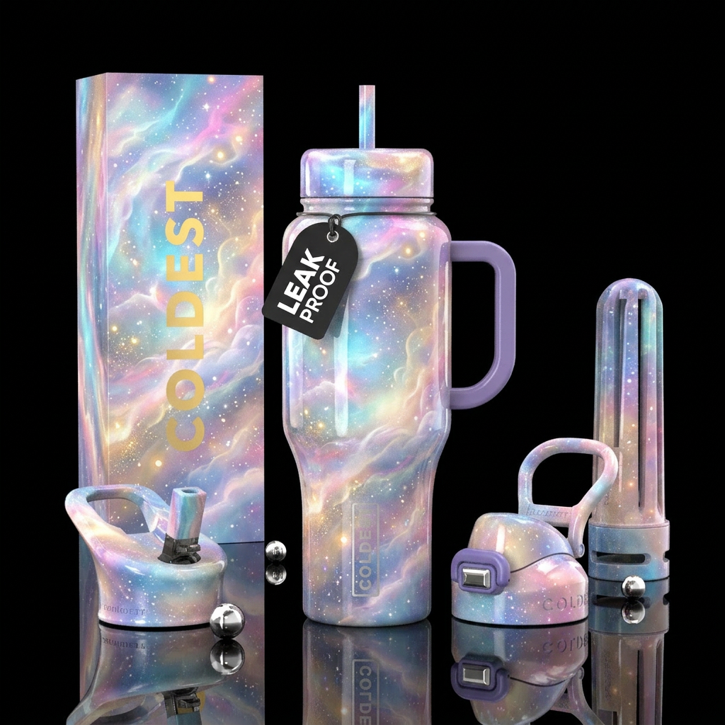 Art water bottle design