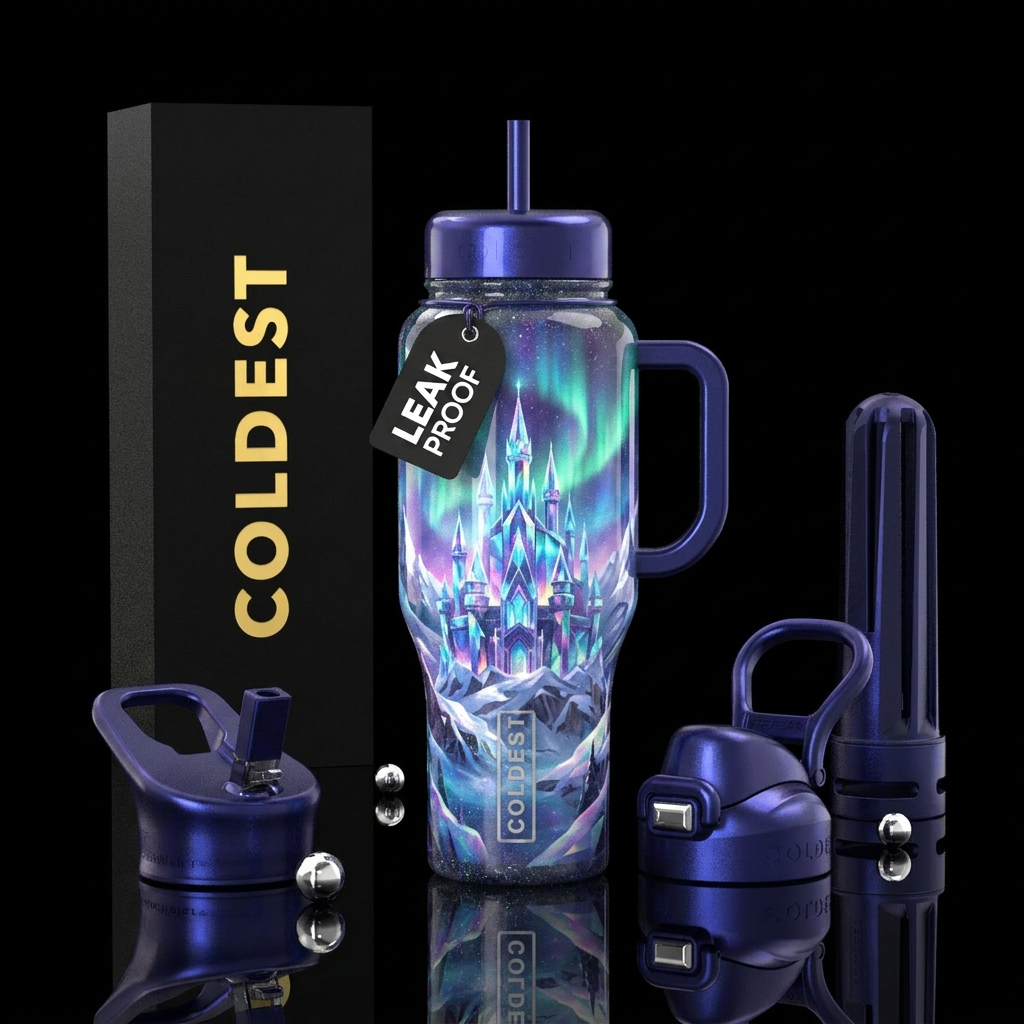 Castle water bottle design