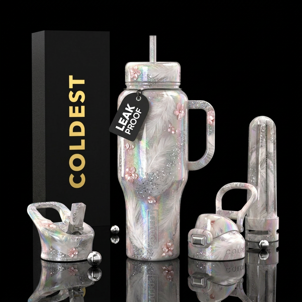 Art water bottle design