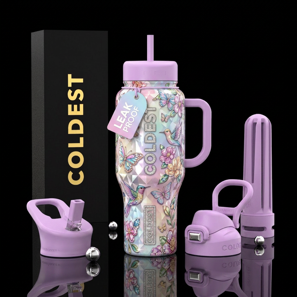 Art water bottle design