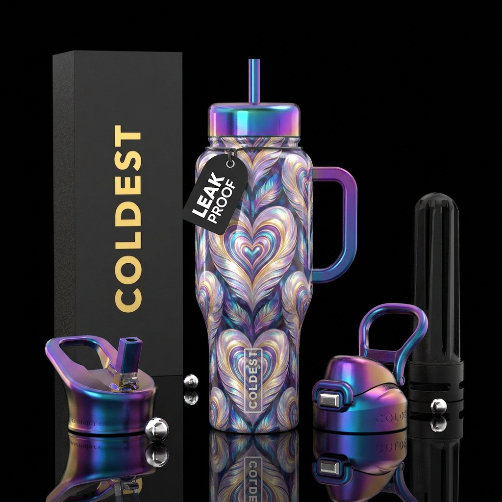 Art water bottle design