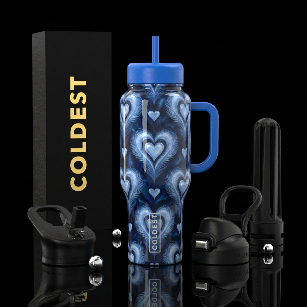 Art water bottle design