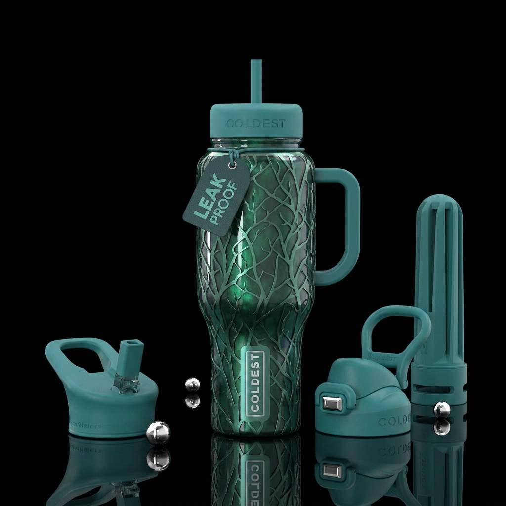 Art water bottle design