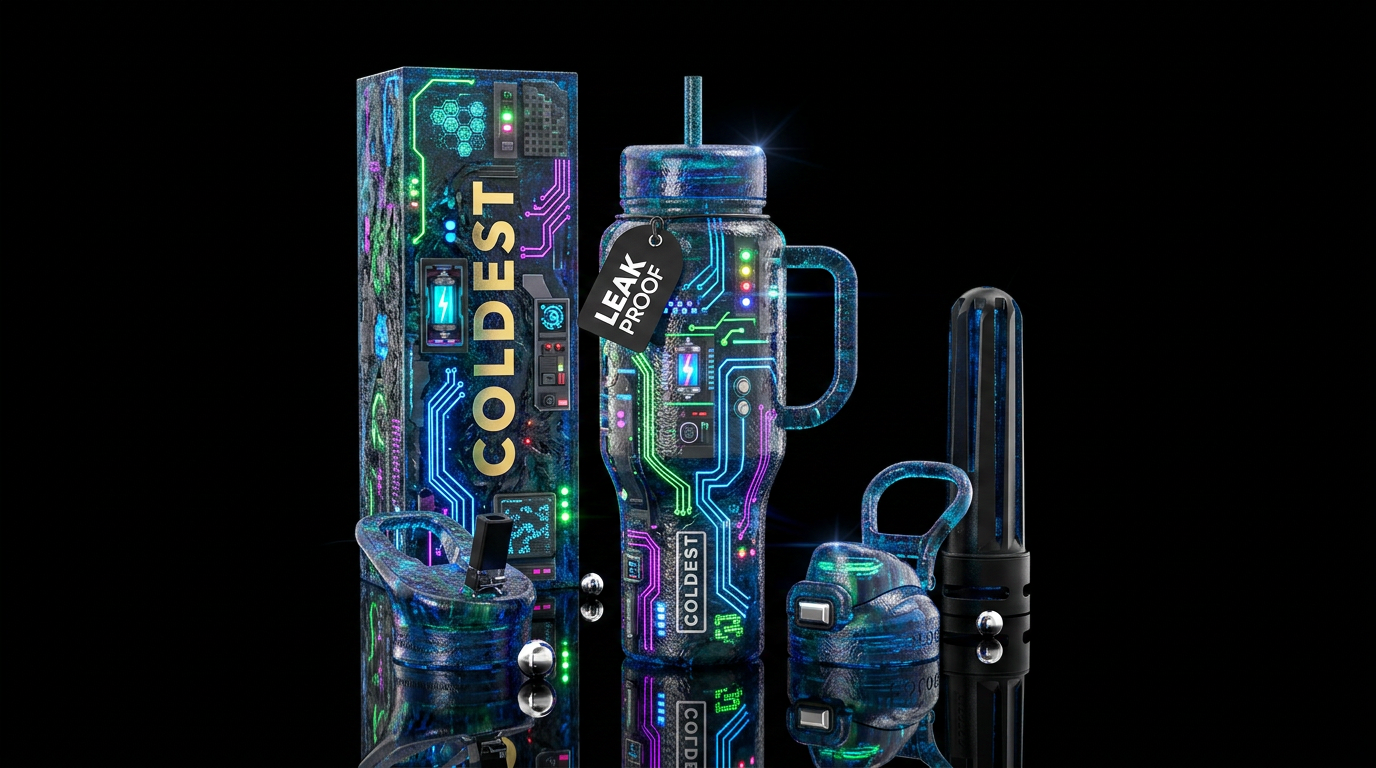 Art water bottle design