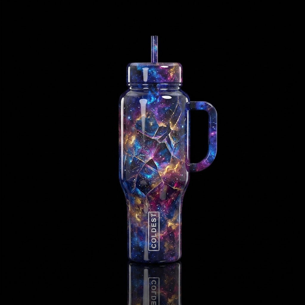 Art water bottle design