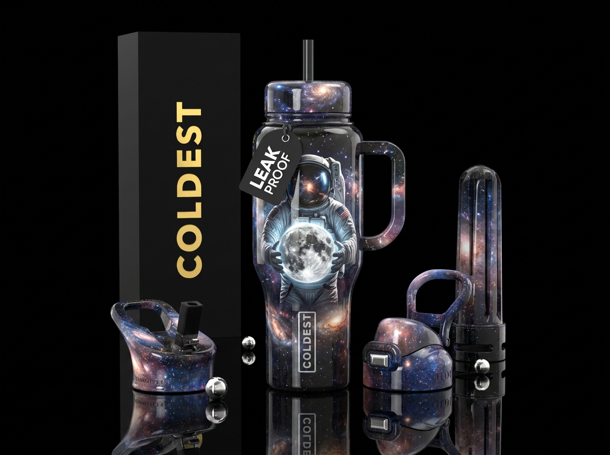 Space water bottle design