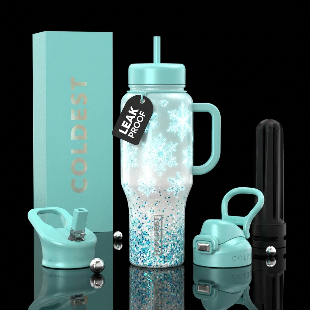 Art water bottle design