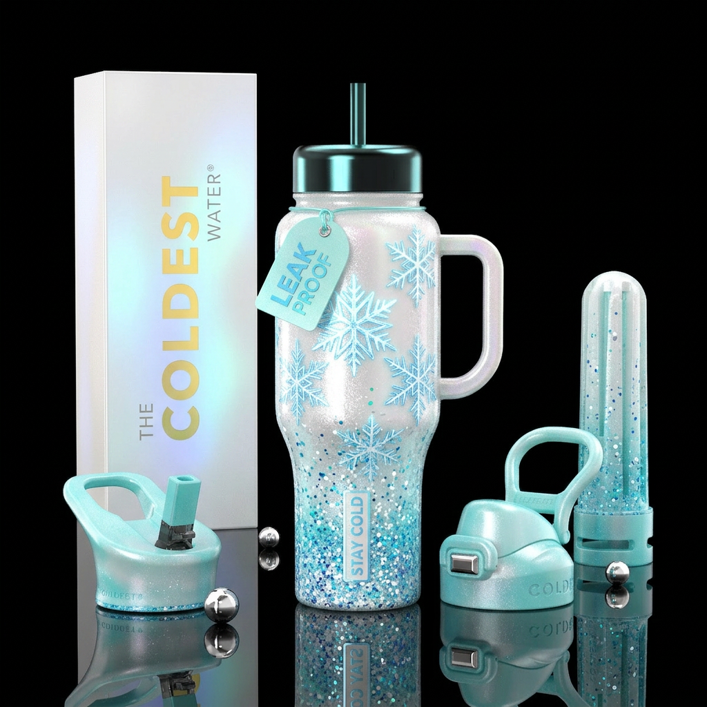Art water bottle design