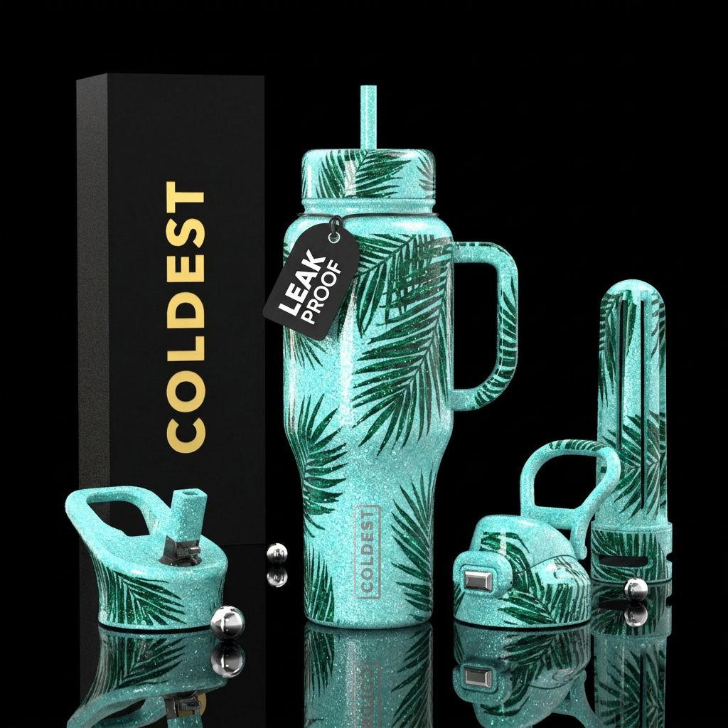 Art water bottle design