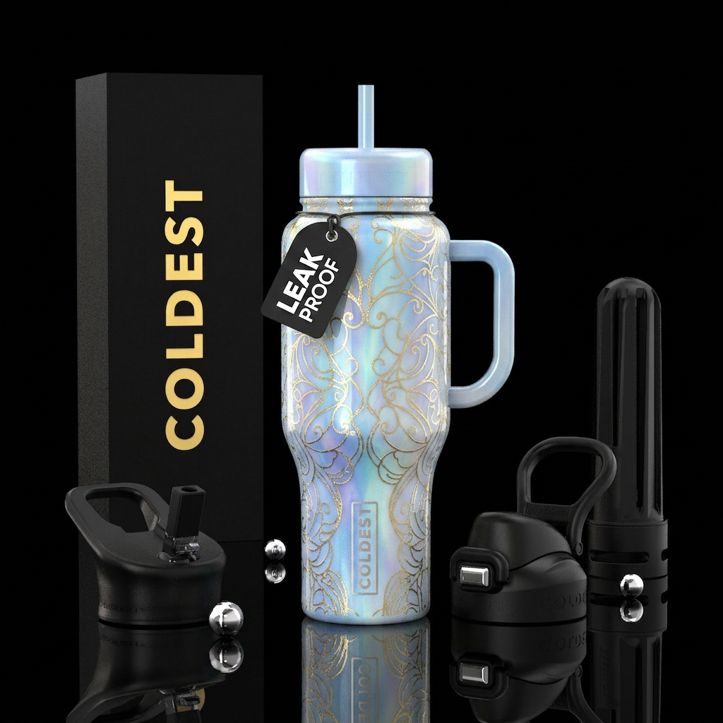 Art water bottle design
