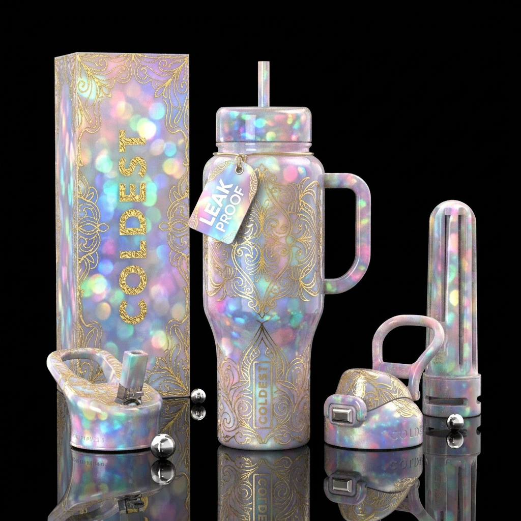 Art water bottle design