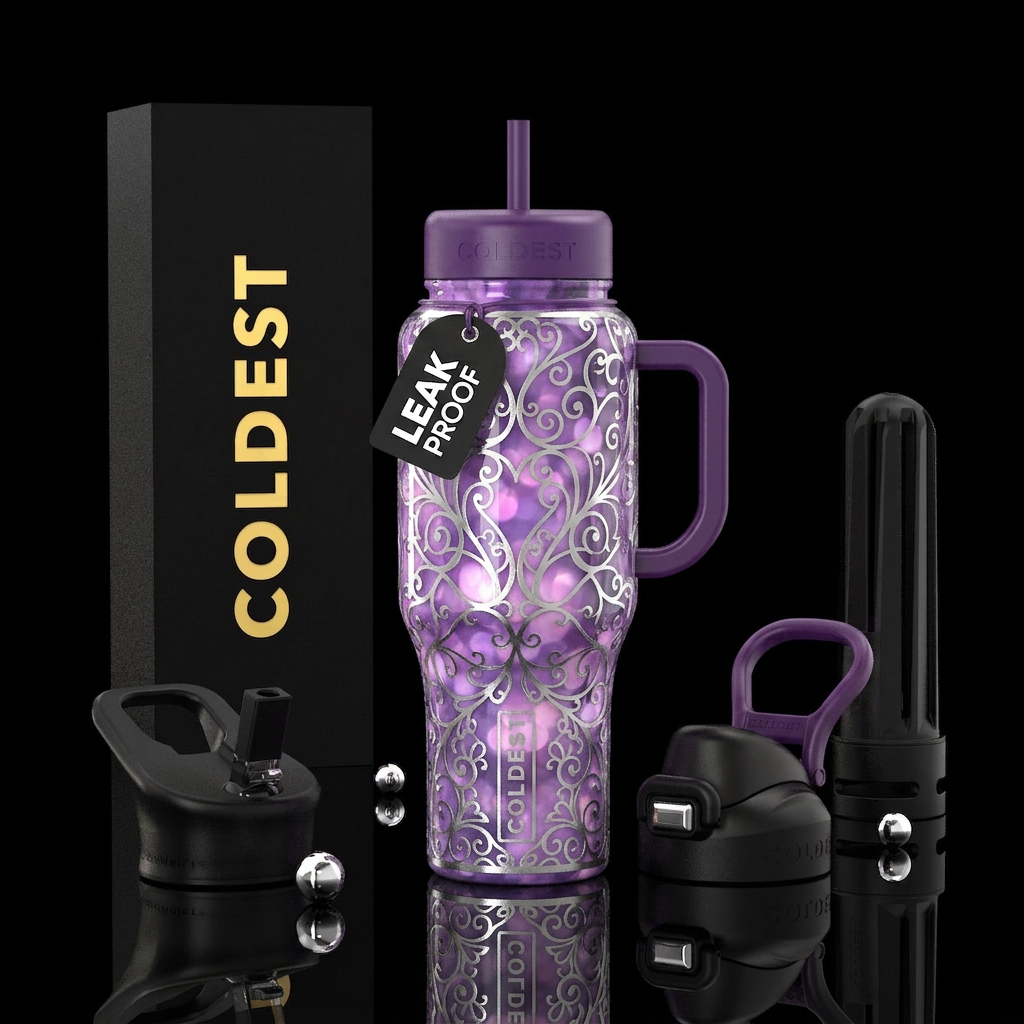 Art water bottle design