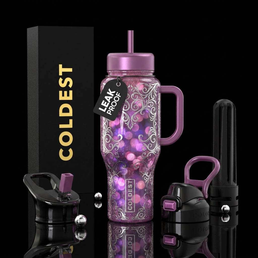 Art water bottle design