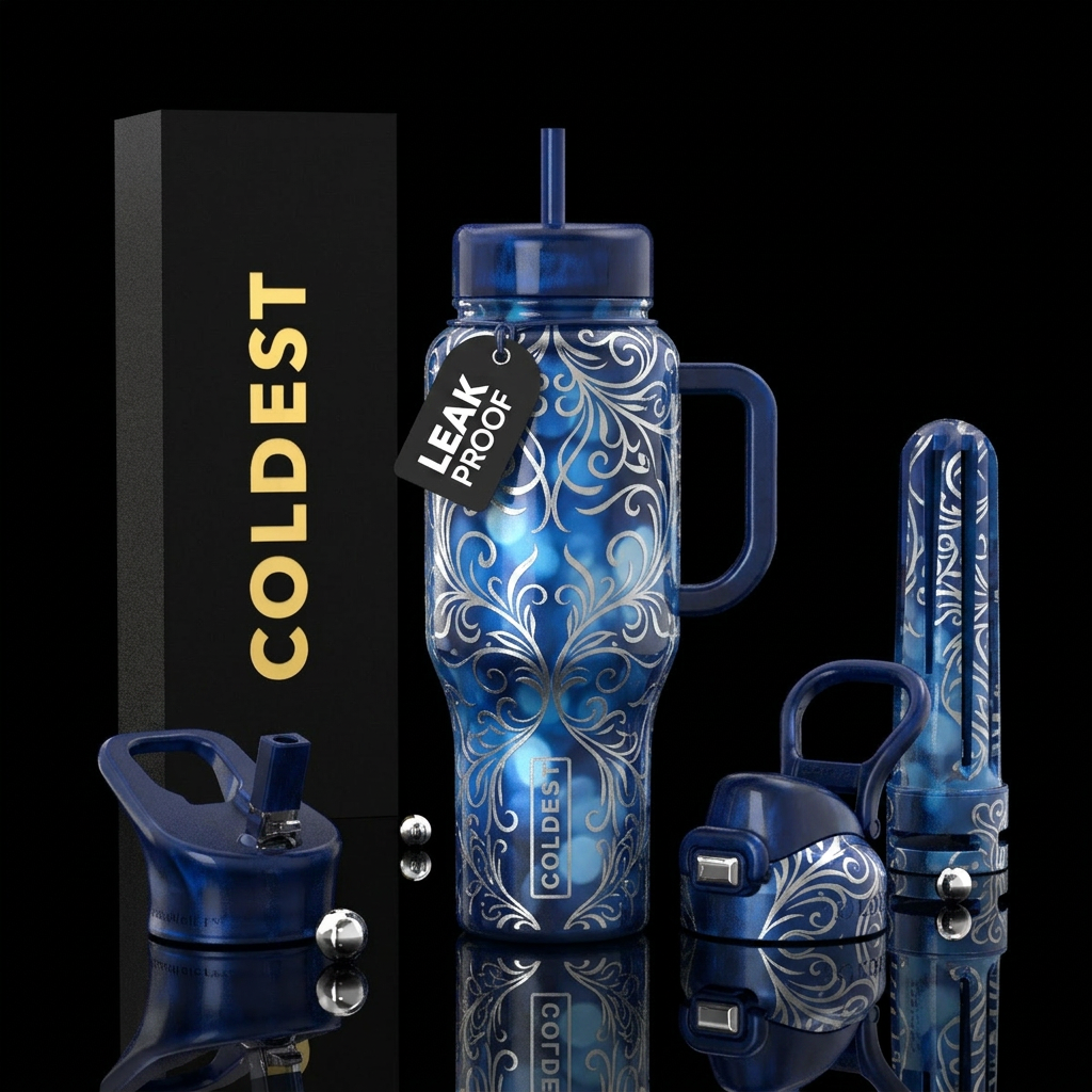 Art water bottle design