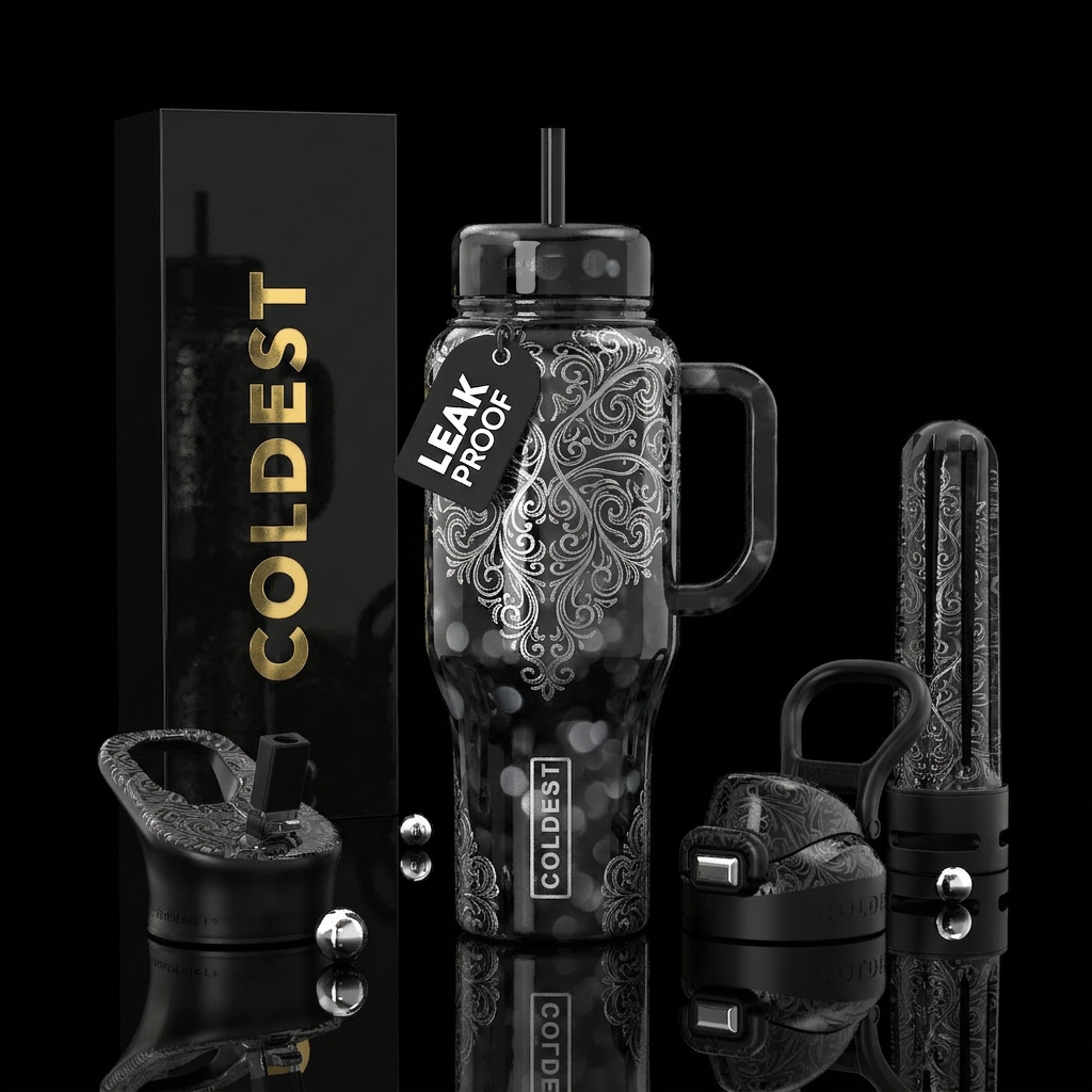 Art water bottle design