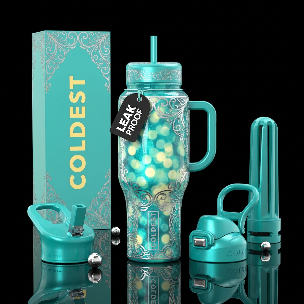 Art water bottle design