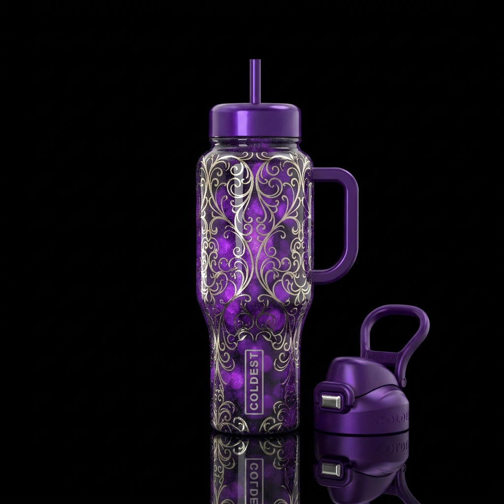 Art water bottle design