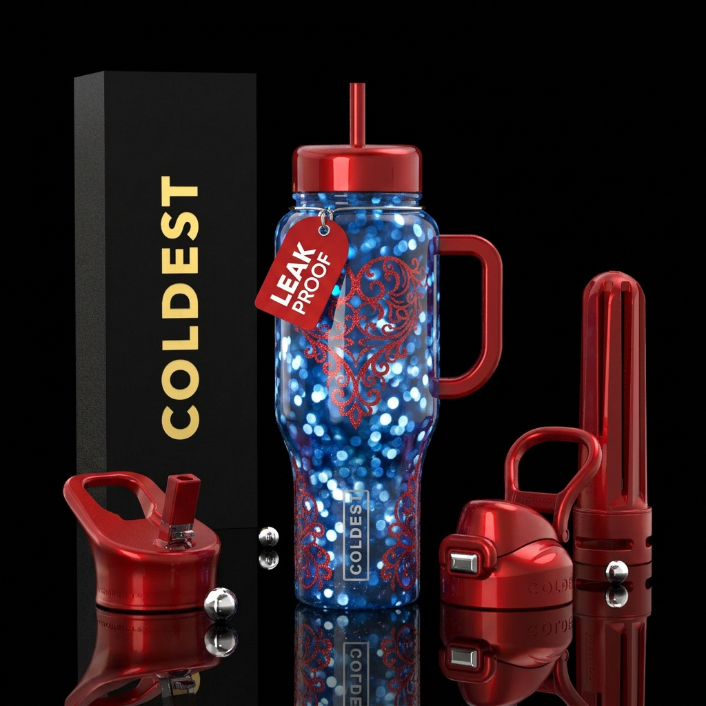 Patriotic water bottle design