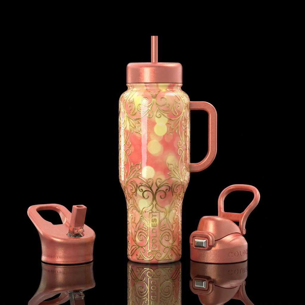 Art water bottle design