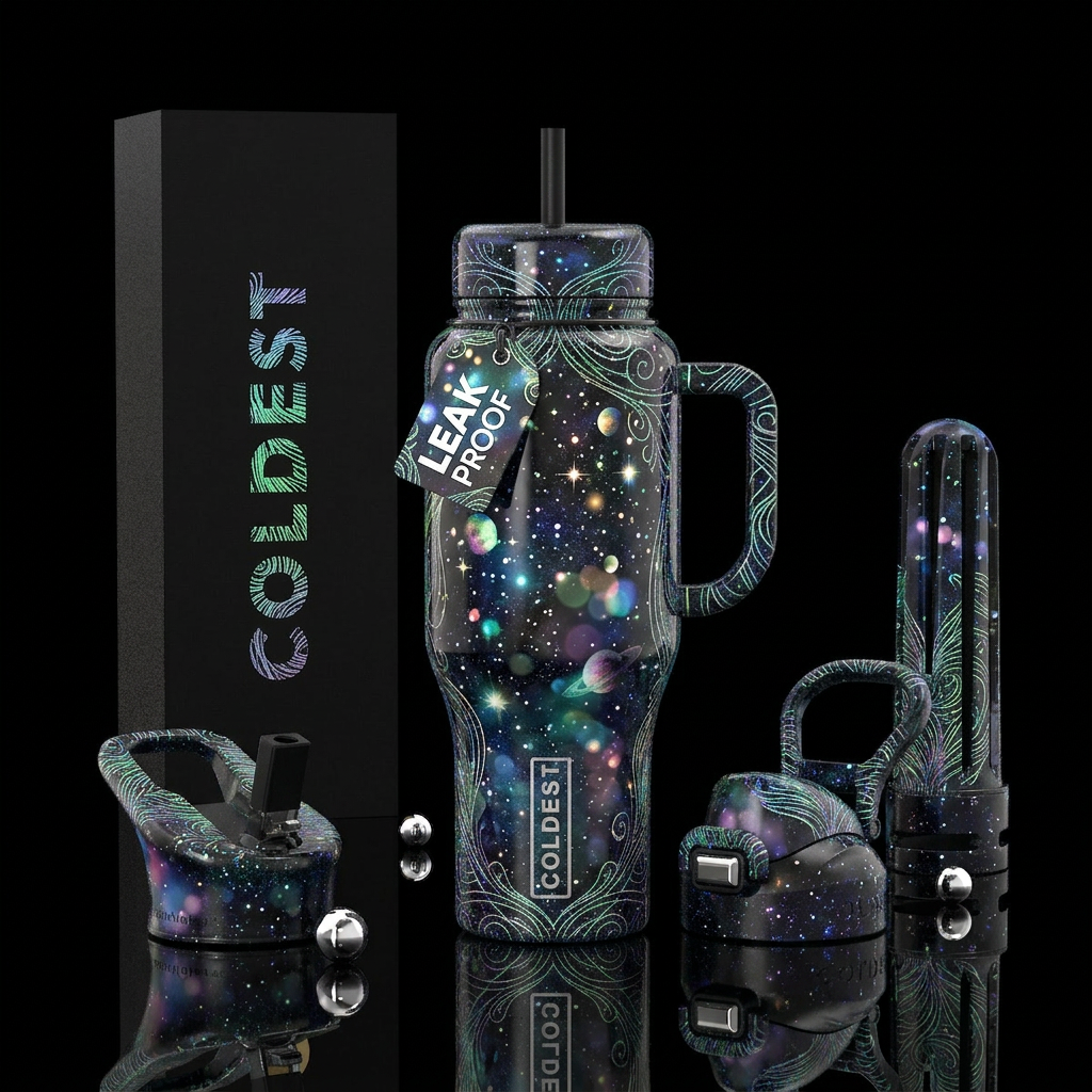 Art water bottle design