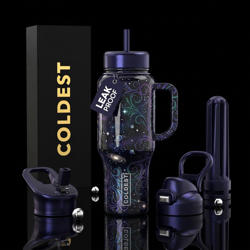 Space water bottle design