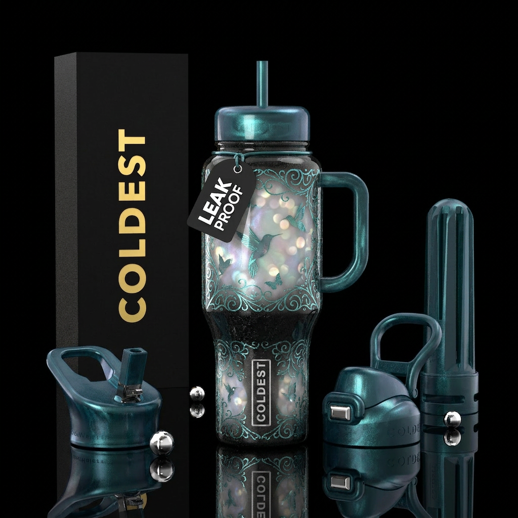 Art water bottle design
