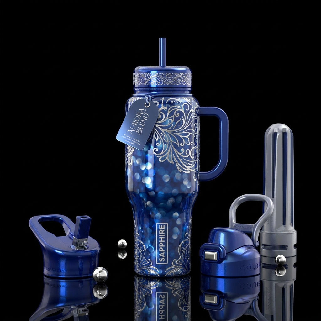 Art water bottle design