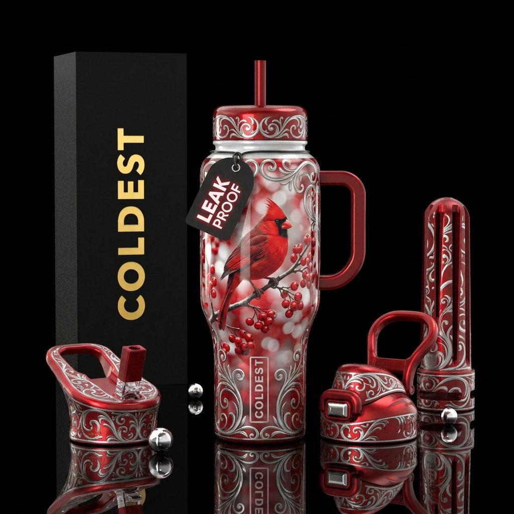 Cardinal water bottle design