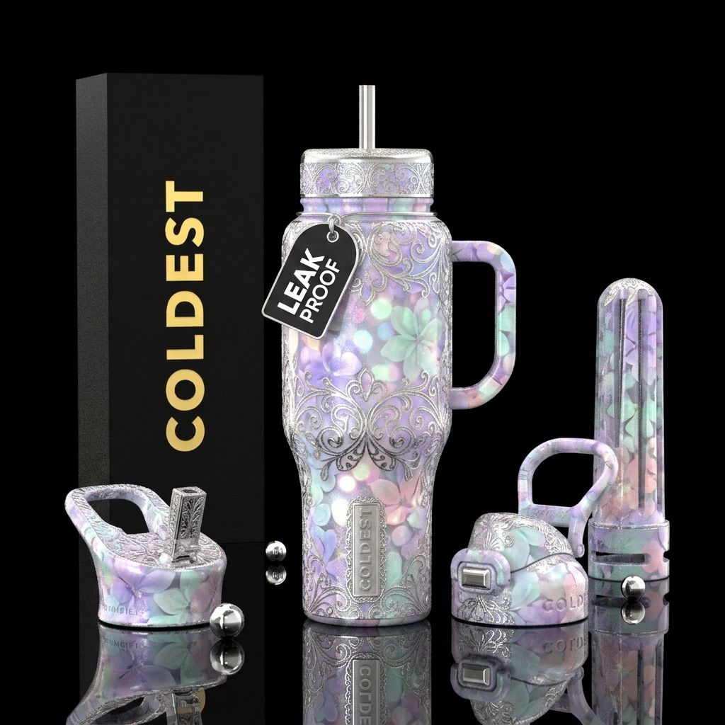 Art water bottle design