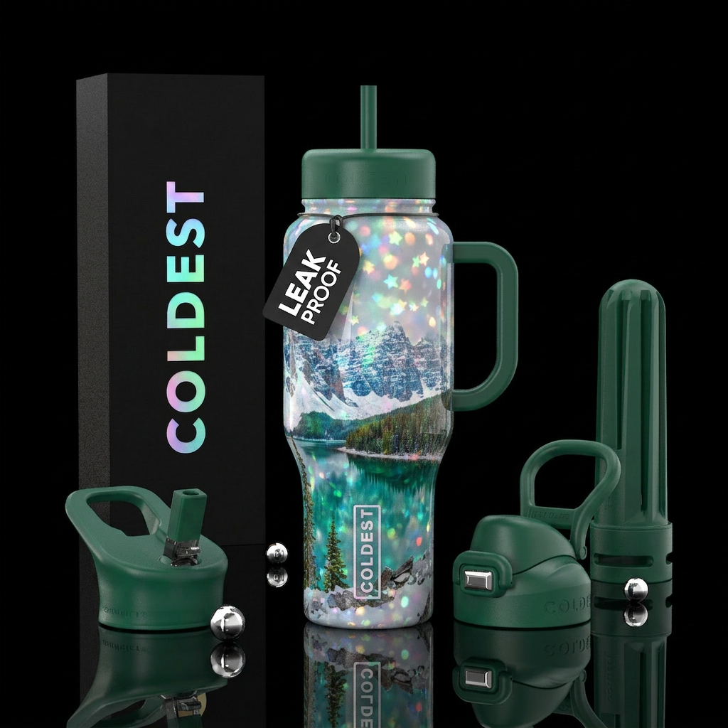 Art water bottle design