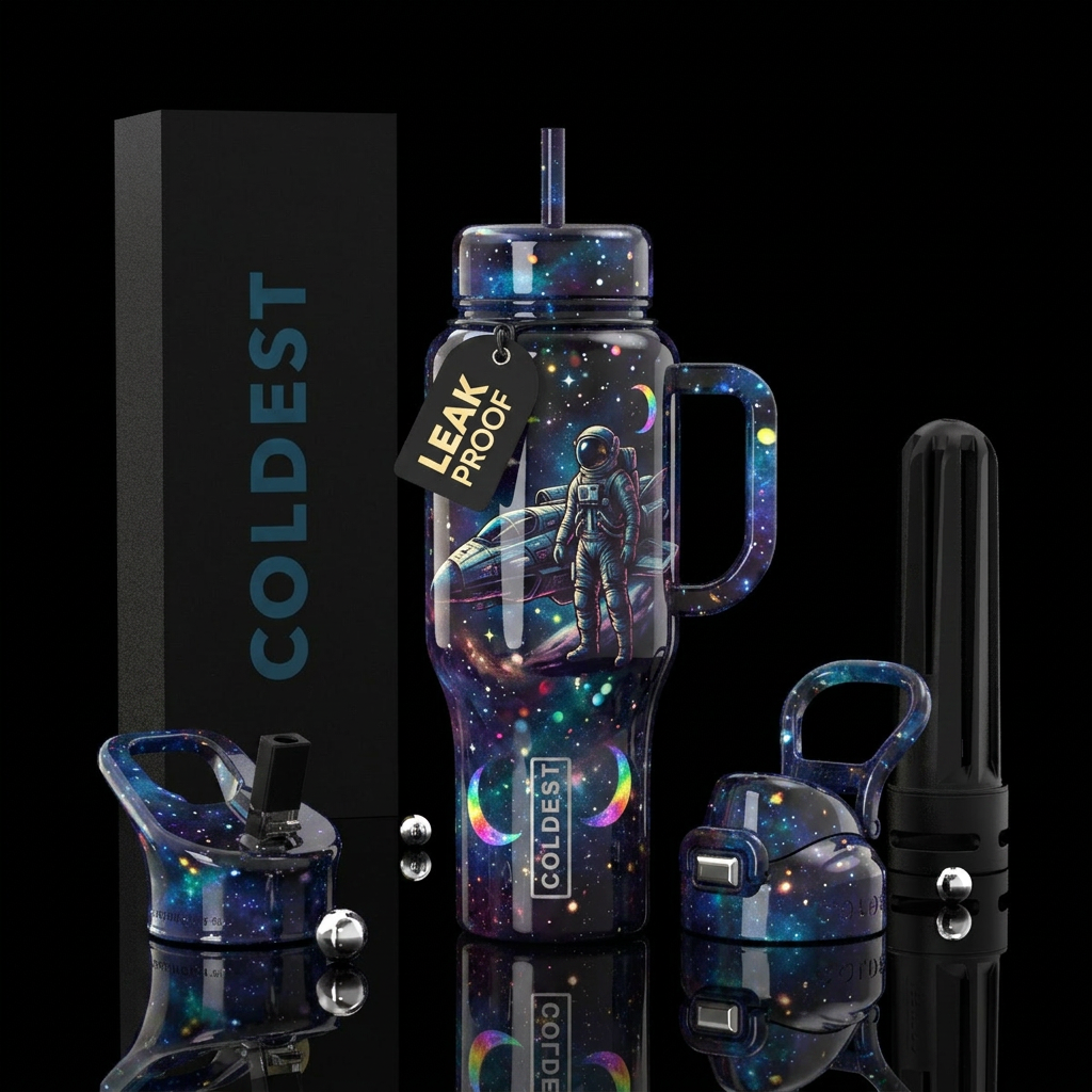 Space water bottle design