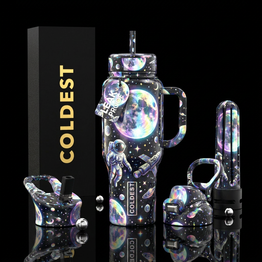 Space water bottle design