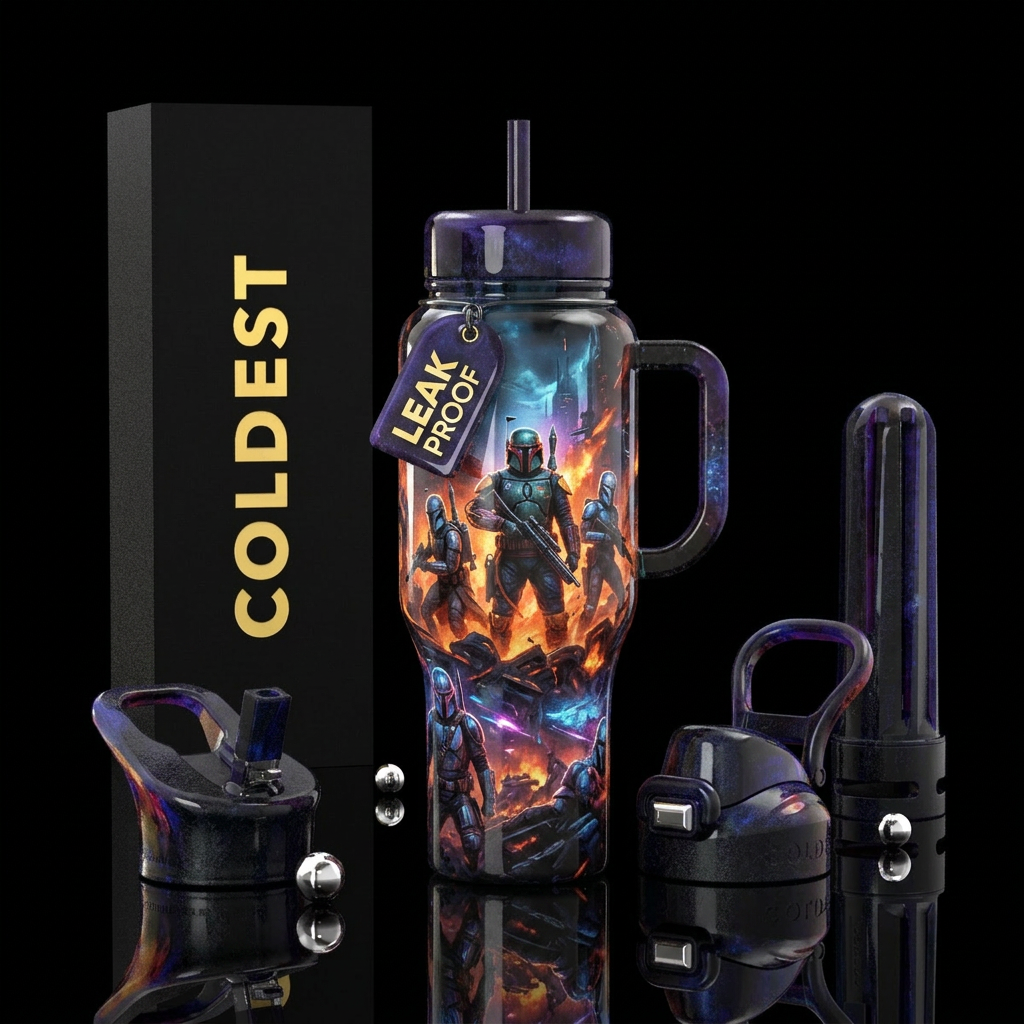 Fantasy water bottle design