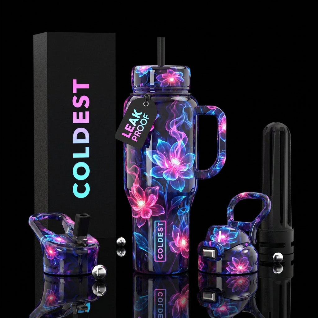 Art water bottle design