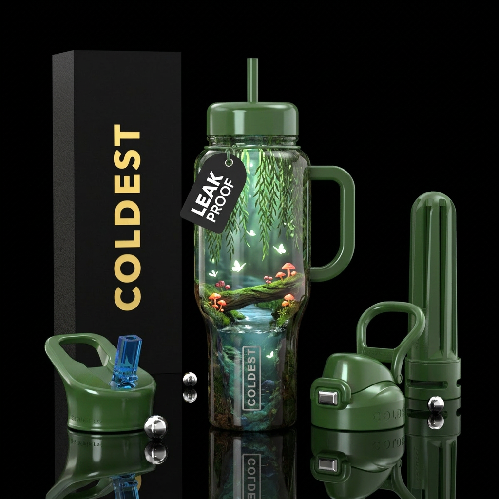 Fantasy water bottle design
