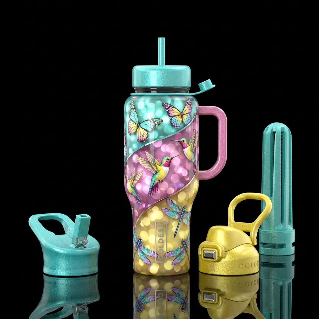 Nature water bottle design
